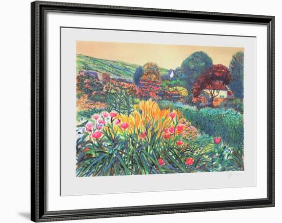 Giverny, dans le jardin de Monet-Rolf Rafflewski-Framed Limited Edition