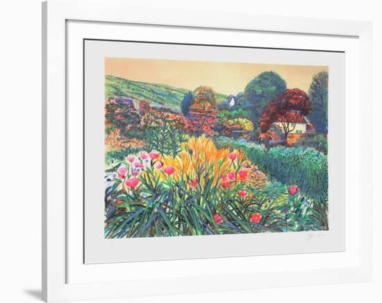 Giverny, dans le jardin de Monet-Rolf Rafflewski-Framed Limited Edition