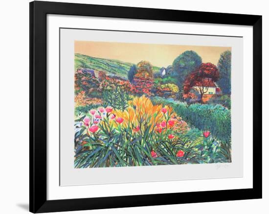 Giverny, dans le jardin de Monet-Rolf Rafflewski-Framed Limited Edition