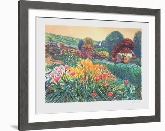 Giverny, dans le jardin de Monet-Rolf Rafflewski-Framed Limited Edition