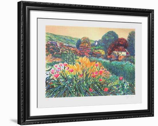 Giverny, dans le jardin de Monet-Rolf Rafflewski-Framed Limited Edition