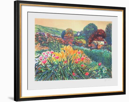 Giverny, dans le jardin de Monet-Rolf Rafflewski-Framed Limited Edition