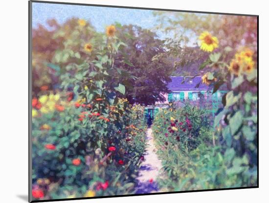 Giverny in Bloom, 2018,-Helen White-Mounted Giclee Print