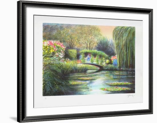 Giverny, le pont aux nymphéas-Rolf Rafflewski-Framed Limited Edition