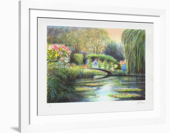 Giverny, le pont aux nymphéas-Rolf Rafflewski-Framed Limited Edition