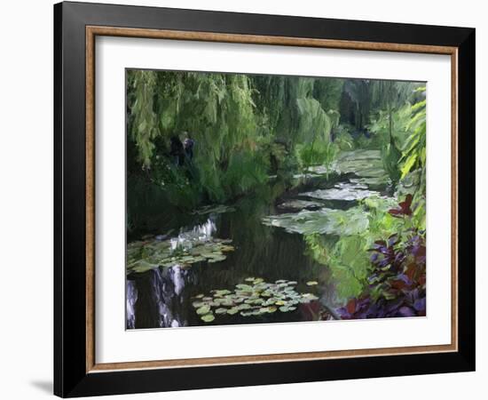 Giverny Pond-Sarah Butcher-Framed Art Print