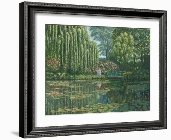 Giverny Reflections-Richard Harpum-Framed Art Print