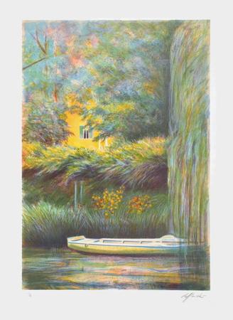 Giverny Une Barque Sur L Eau Limited Edition Rolf Rafflewski Art Com Giverny Une Barque Sur L Eau Limited Edition Rolf Rafflewski Art Com