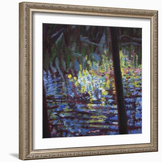 Giverny V, 2014-Helen White-Framed Giclee Print