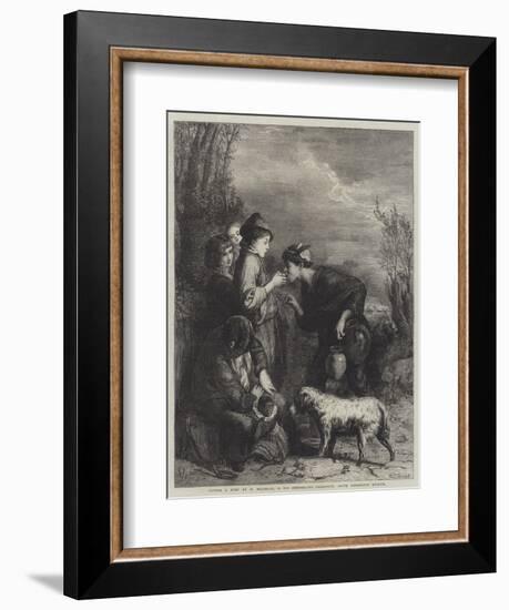 Giving a Bite-William Mulready-Framed Giclee Print