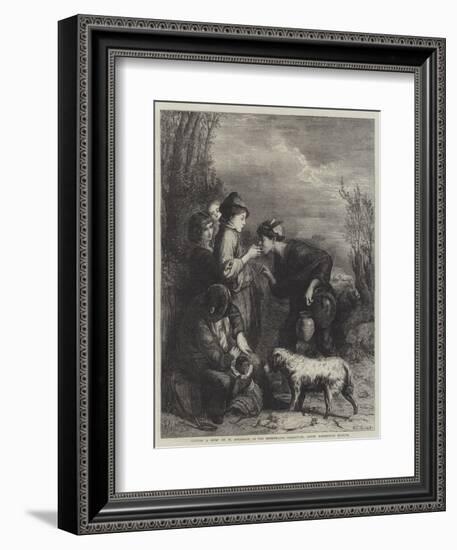 Giving a Bite-William Mulready-Framed Giclee Print