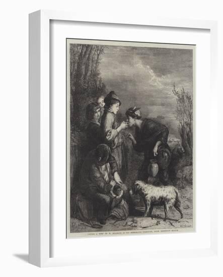 Giving a Bite-William Mulready-Framed Giclee Print