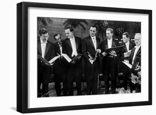 Giving of Nobel Prizes in December 1965 in Stockholm-null-Framed Photo