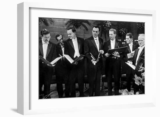 Giving of Nobel Prizes in December 1965 in Stockholm-null-Framed Photo