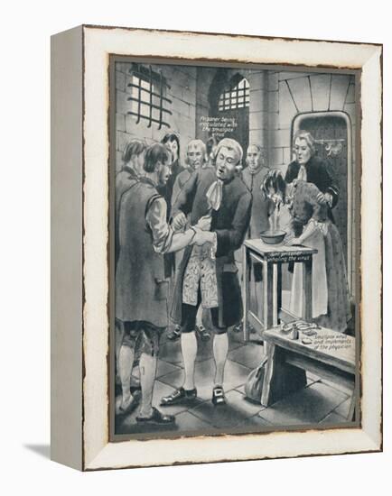 'Giving Prisoners the Smallpox in Gaol', late 18th century, (c1934)-Unknown-Framed Premier Image Canvas