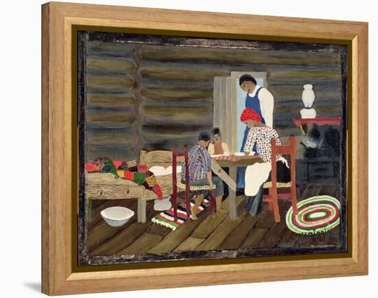 Giving Thanks, C.1942 (Oil on Panel)-Horace Pippin-Framed Premier Image Canvas
