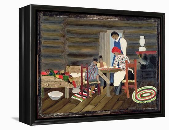 Giving Thanks, C.1942 (Oil on Panel)-Horace Pippin-Framed Premier Image Canvas