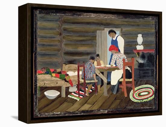 Giving Thanks, C.1942 (Oil on Panel)-Horace Pippin-Framed Premier Image Canvas