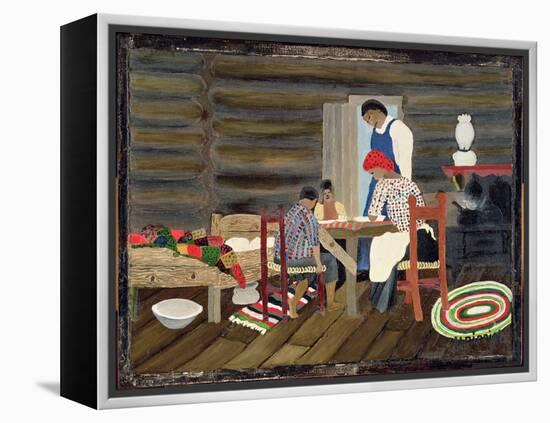 Giving Thanks, C.1942 (Oil on Panel)-Horace Pippin-Framed Premier Image Canvas