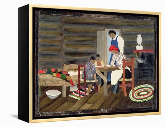 Giving Thanks, C.1942 (Oil on Panel)-Horace Pippin-Framed Premier Image Canvas