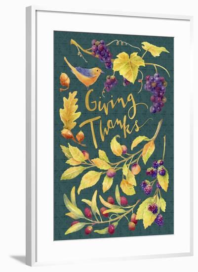 Giving Thanks Fruit-Yachal Design-Framed Giclee Print