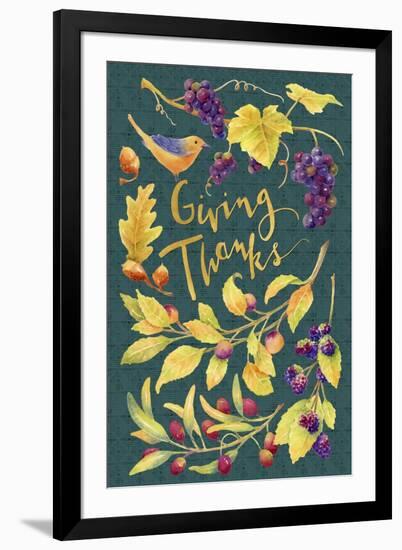 Giving Thanks Fruit-Yachal Design-Framed Giclee Print