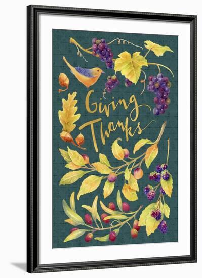 Giving Thanks Fruit-Yachal Design-Framed Giclee Print