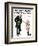 "Giving to Red Cross" Saturday Evening Post Cover, September 21,1918-Norman Rockwell-Framed Giclee Print