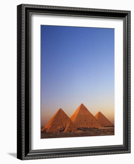 Giza Pyramid, Giza Plateau, Old Kingdom, Egypt-Kenneth Garrett-Framed Photographic Print