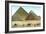 Giza Pyramids, Camels, Egypt-null-Framed Premium Giclee Print