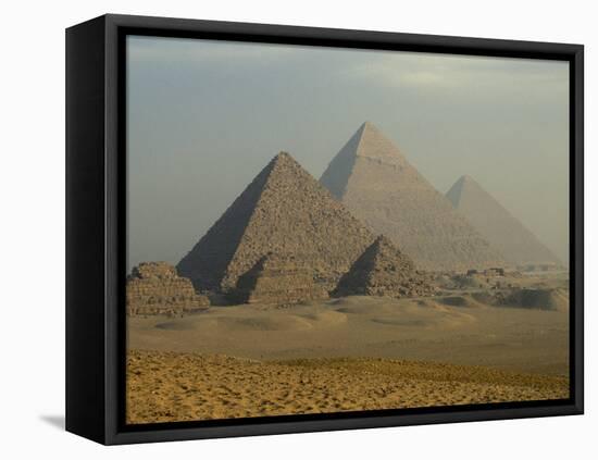 Giza Pyramids Complex, Egypt-Claudia Adams-Framed Premier Image Canvas