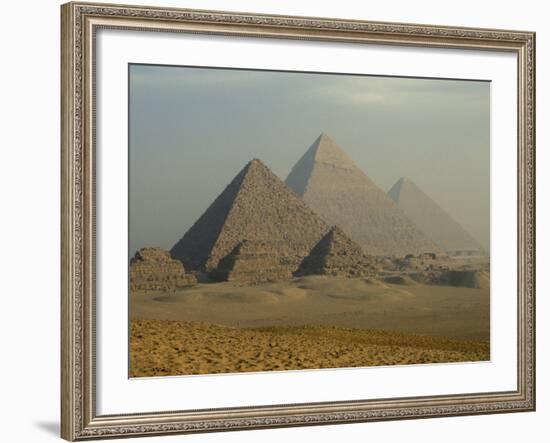 Giza Pyramids Complex, Egypt-Claudia Adams-Framed Photographic Print