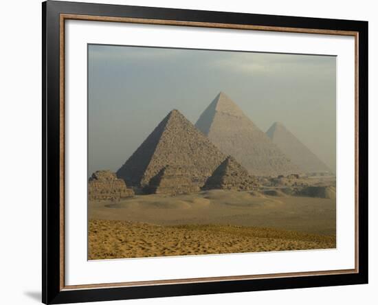 Giza Pyramids Complex, Egypt-Claudia Adams-Framed Photographic Print