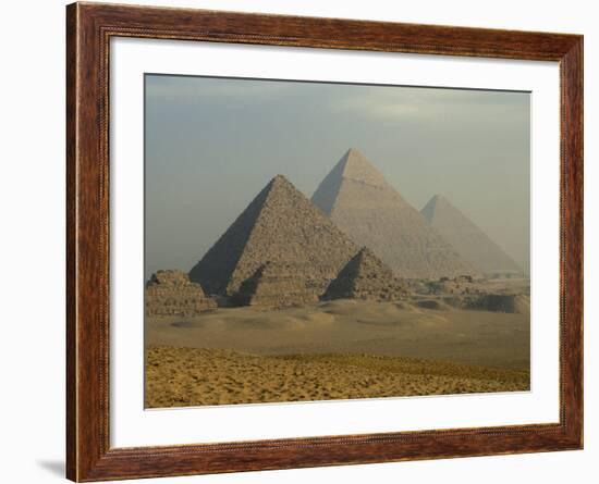 Giza Pyramids Complex, Egypt-Claudia Adams-Framed Photographic Print