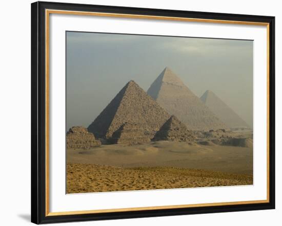 Giza Pyramids Complex, Egypt-Claudia Adams-Framed Photographic Print