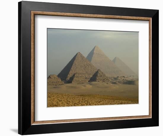 Giza Pyramids Complex, Egypt-Claudia Adams-Framed Photographic Print