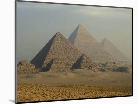 Giza Pyramids Complex, Egypt-Claudia Adams-Mounted Photographic Print