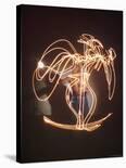 Light Drawing of Figure by Pablo Picasso Using Flashlight-Gjon Mili-Photographic Print