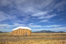Rural Landscape of Haystack.-gjphotography-Premier Image Canvas