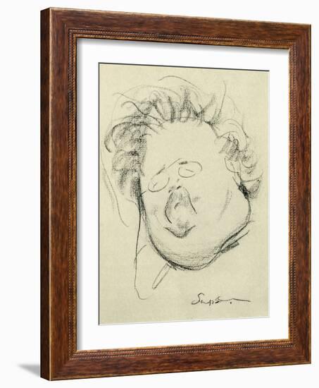 GK Chesterton-Joseph Simpson-Framed Giclee Print