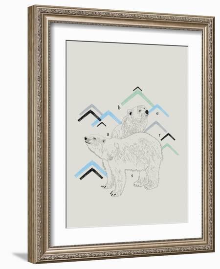 Glace - Polar-Myriam Tebbakha-Framed Giclee Print