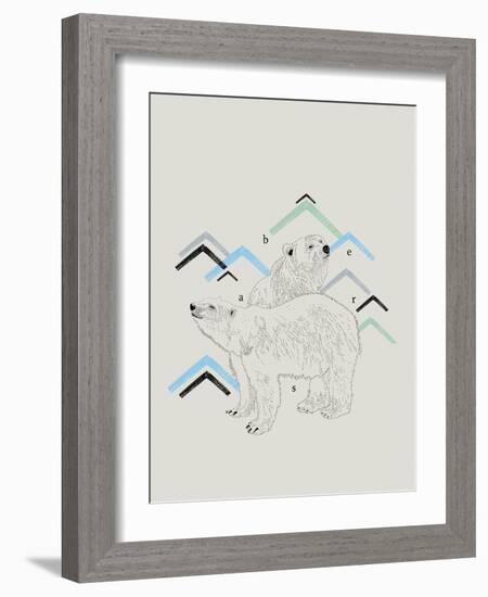 Glace - Polar-Myriam Tebbakha-Framed Giclee Print