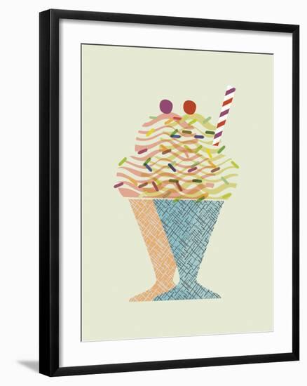 Glace Sundae-Sophie Ledesma-Framed Giclee Print