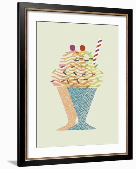 Glace Sundae-Sophie Ledesma-Framed Giclee Print