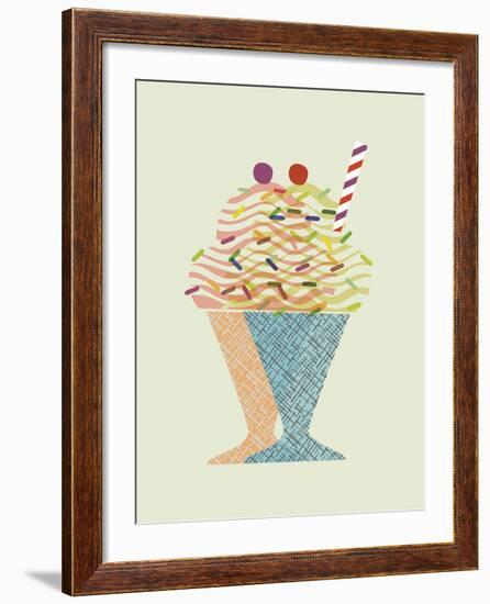 Glace Sundae-Sophie Ledesma-Framed Giclee Print