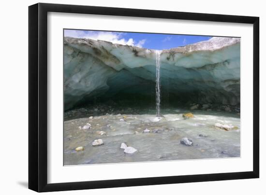 Glacial Cave, Switzerland-Dr. Juerg Alean-Framed Photographic Print
