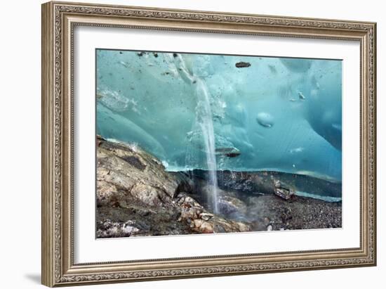 Glacial Cave, Switzerland-Dr. Juerg Alean-Framed Photographic Print