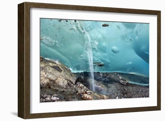 Glacial Cave, Switzerland-Dr. Juerg Alean-Framed Photographic Print