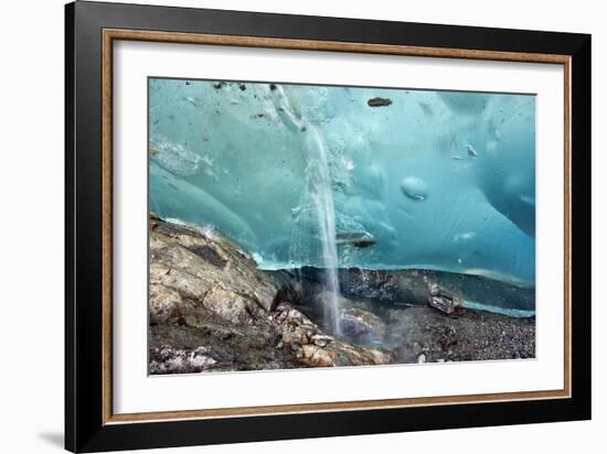 Glacial Cave, Switzerland-Dr. Juerg Alean-Framed Photographic Print