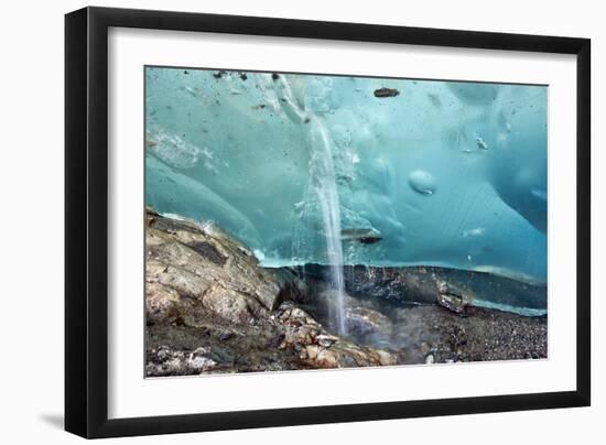 Glacial Cave, Switzerland-Dr. Juerg Alean-Framed Photographic Print